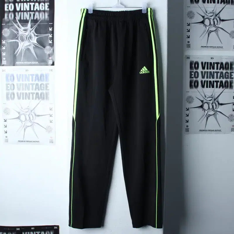 [BUNJANG] Adidas Training Pants Martial Arts Black / (L-XL) 아디다스 트레이닝복 바지 마샬아츠 블랙 삼선-2542
