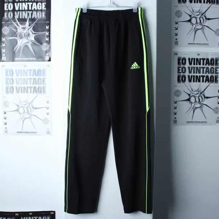 [BUNJANG] Adidas Training Pants Martial Arts Black / (L-XL) 아디다스 트레이닝복 바지 마샬아츠 블랙 삼선-2542