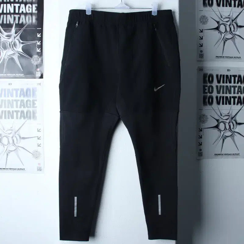 [SOLD OUT] (L-XL) 나이키 트레이닝복 바지 런닝 기능성 블랙 운동-2543
