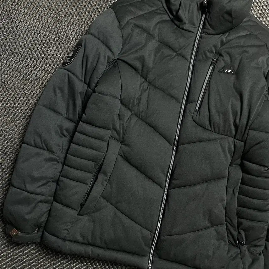[BUNJANG] Kappa Side Patch Logo Down Puffer Jacket / 카파 사이드 패치 로고 다운 푸퍼 패딩 점퍼o 5254