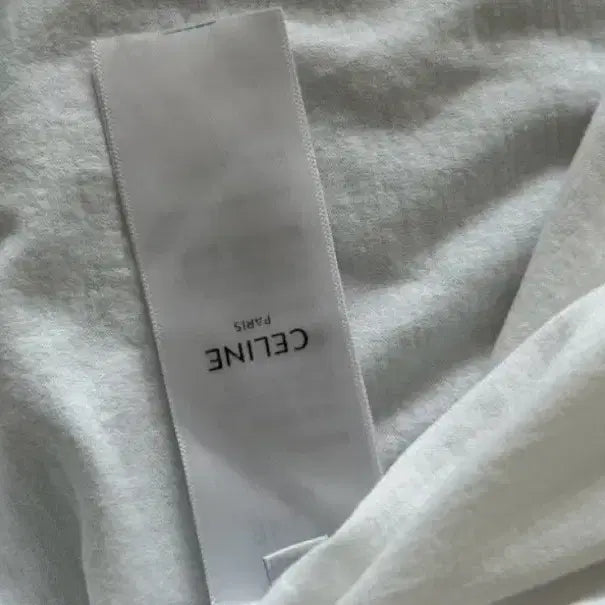 [BUNJANG] Celine Logo White Short Sleeve T-shirt / 셀린느 로고 반팔 티셔츠 화이트 오늘만 특별가격