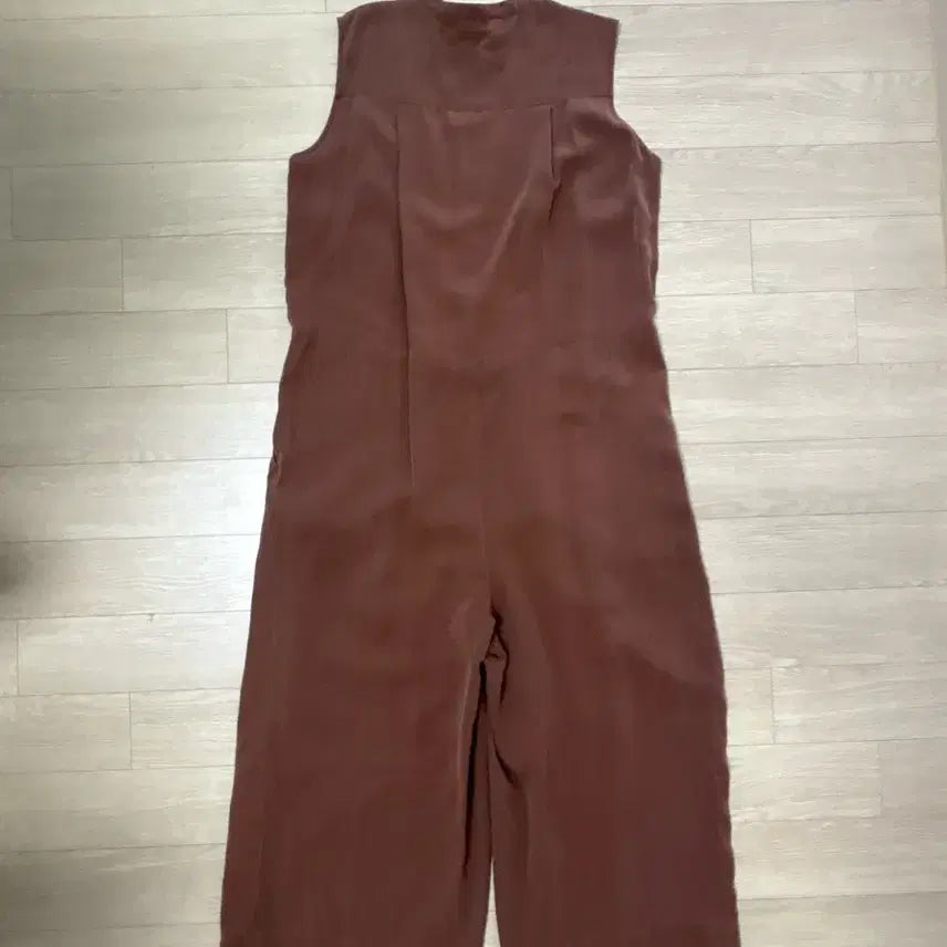 [BUNJANG] Miniyu Brown American Casual Jumpsuit / [이민정리] Miniyu 아메카지 점프수트