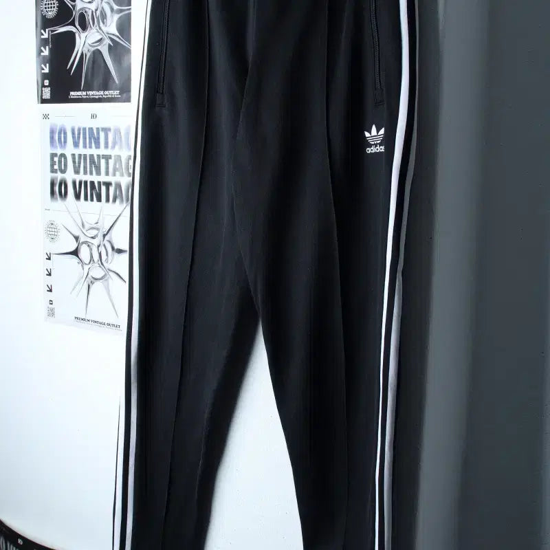 [BUNJANG] Adidas Beckenbauer Training Pants / (L-XL) 아디다스 트레이닝복 바지 베켄바우어 블랙 올드스쿨-2548
