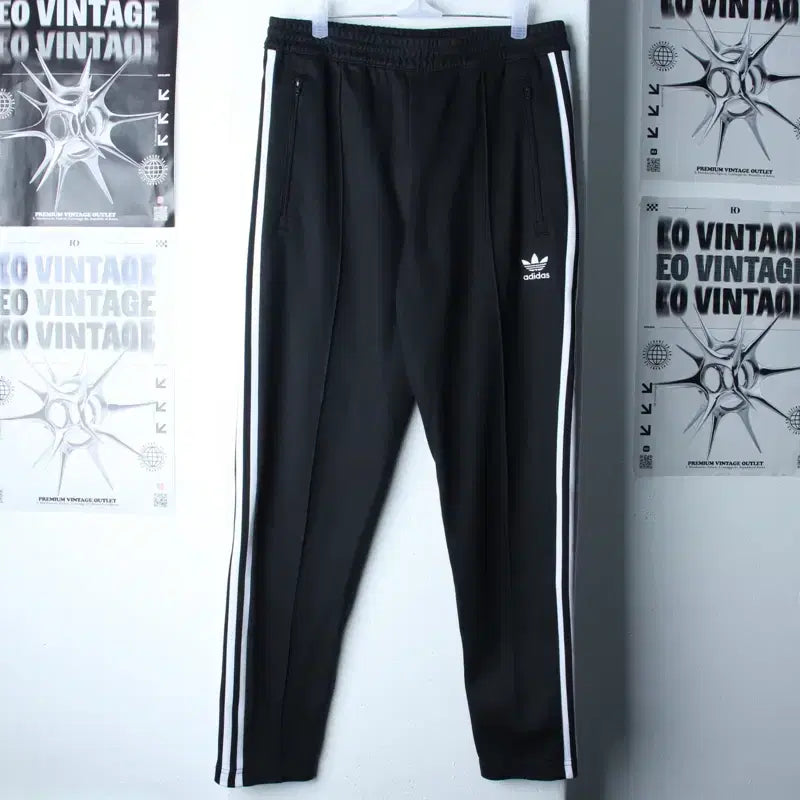 [BUNJANG] Adidas Beckenbauer Training Pants / (L-XL) 아디다스 트레이닝복 바지 베켄바우어 블랙 올드스쿨-2548