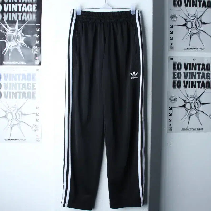[BUNJANG] Adidas Firebird Training Pants / (S-M) 아디다스 트레이닝복 바지 오리지널 파이어버드 블랙-2549