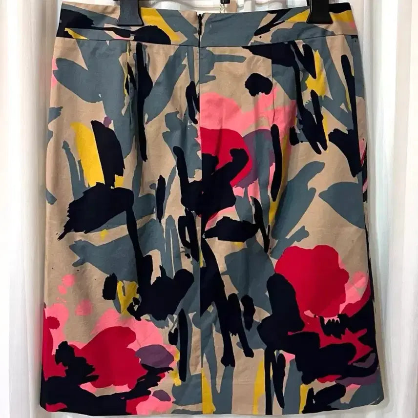 [BUNJANG] DKNY Geometric Pattern Flare Skirt / DKNY 기하학 패턴 스커트 Size 4 거의새것