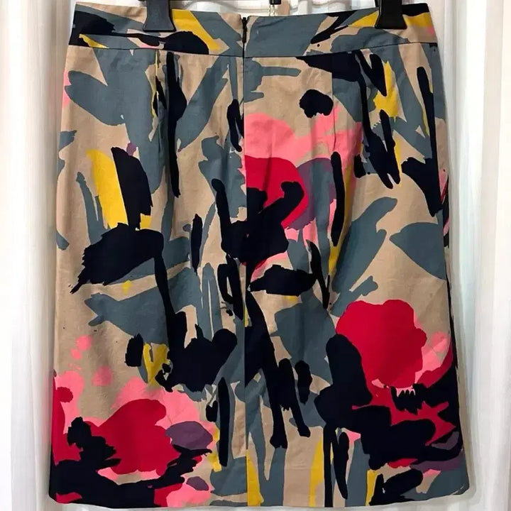 [BUNJANG] DKNY Geometric Pattern Flare Skirt / DKNY 기하학 패턴 스커트 Size 4 거의새것