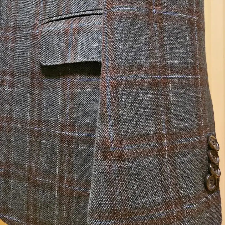[BUNJANG] Man on the Boon Glen Check Jacket / 맨온더분 자켓 울 50