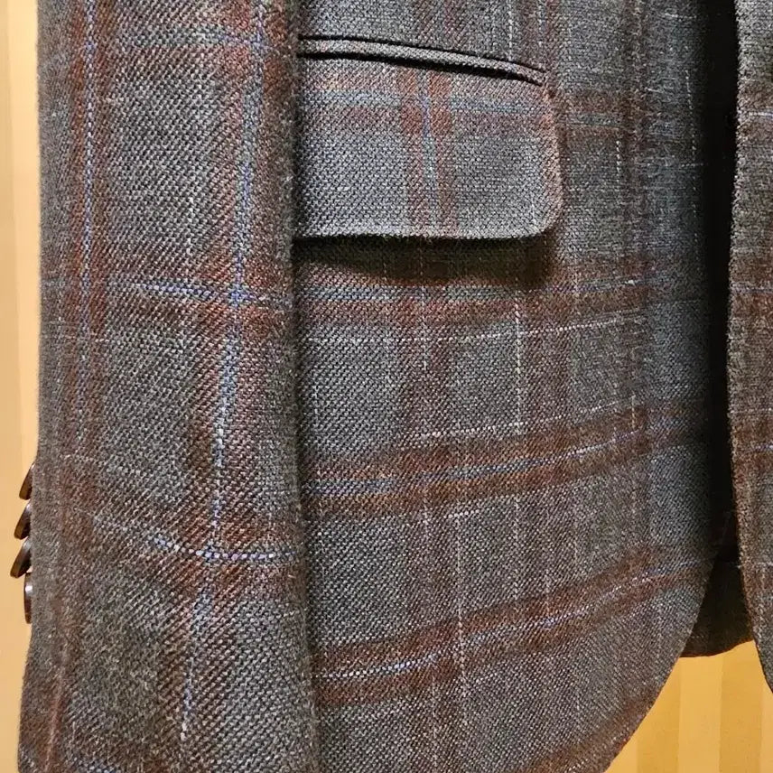 [BUNJANG] Man on the Boon Glen Check Jacket / 맨온더분 자켓 울 50