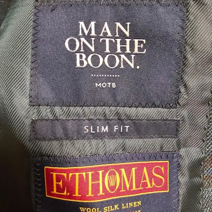 [BUNJANG] Man on the Boon Glen Check Jacket / 맨온더분 자켓 울 50