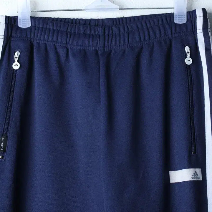 [BUNJANG] Adidas Training Pants Navy / (M-L) 아디다스 트레이닝복 바지 작은오염 네이비 삼선-254D