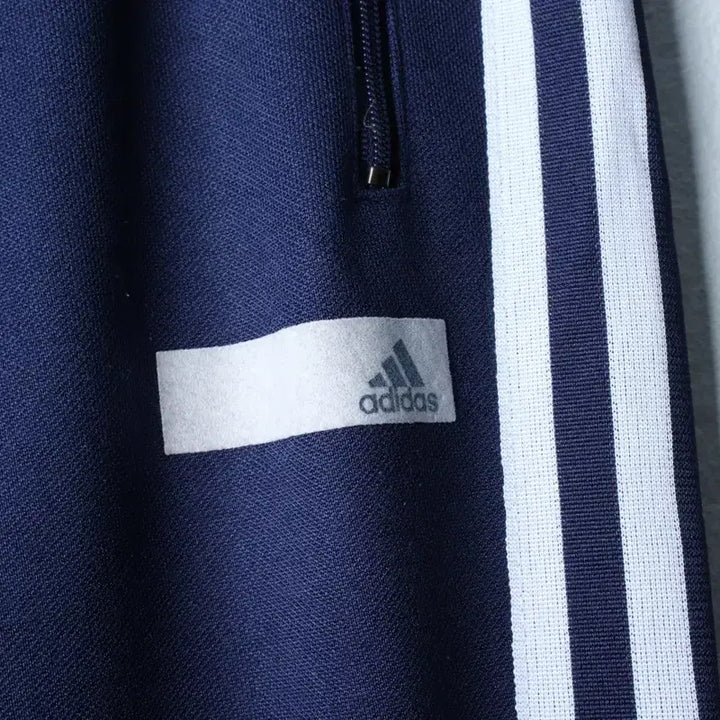 [BUNJANG] Adidas Training Pants Navy / (M-L) 아디다스 트레이닝복 바지 작은오염 네이비 삼선-254D