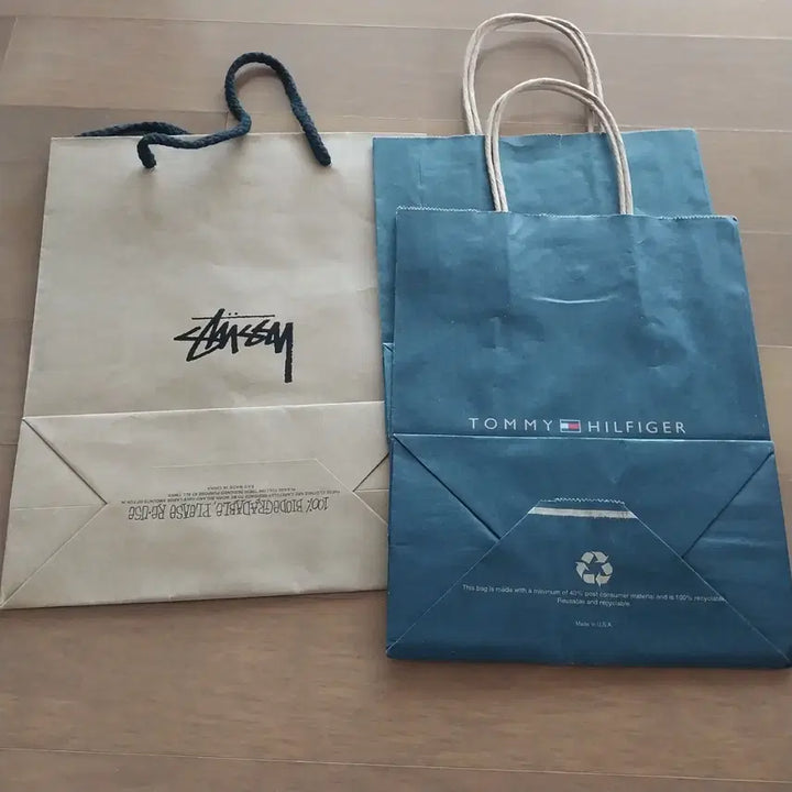 [BUNJANG] Tommy Hilfiger Stussy Shopping Bag / 타미 쇼핑백 스투시 쇼핑백