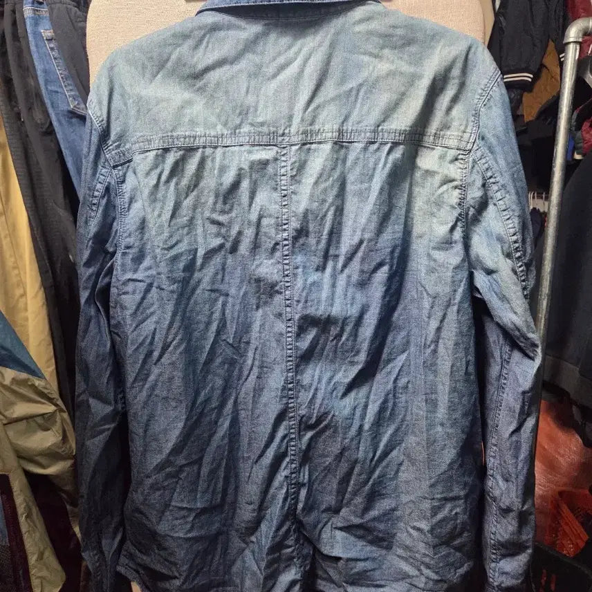[BUNJANG] Calvin Klein Denim Shirt / 캘빈클라인 데님 셔츠