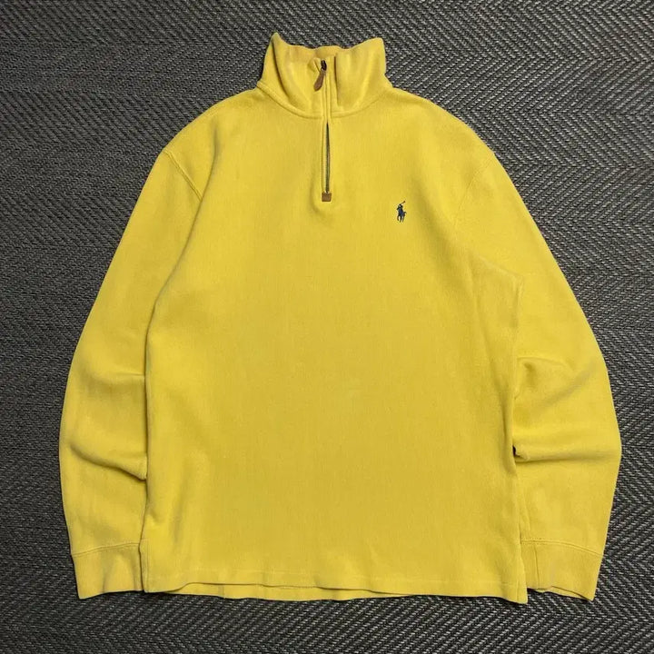[BUNJANG] Polo Ralph Lauren Pony PK Long Sleeve Shirt / 폴로 랄프로렌 포니 PK 카라 롱슬리브 라이트 옐로우y 5243