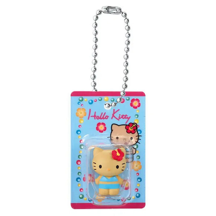 [BUNJANG] Bandai Hello Kitty Miniature Collection - Tanning Kitty Figure / 반다이 헬로키티 패키지 미니어처 컬렉션 가챠 새상품 - 태닝키티
