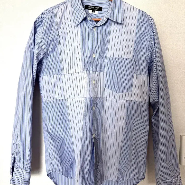 [BUNJANG] Comme des Garcons Homme Deux Stripe Shirt / 꼼데가르송 옴므 듀스 스트라이프 셔츠