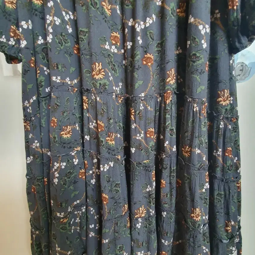 [BUNJANG] Thursday Island Floral Pattern Long Dress / 써스데이아일랜드 원피스