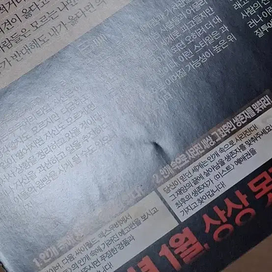[BUNJANG] Thomas Jane &amp; Marcia Gay Harden The Mist (2008) Flyer / (3단대문형)토마스제인 미샤게이하든 미스트(2008년)전단지
