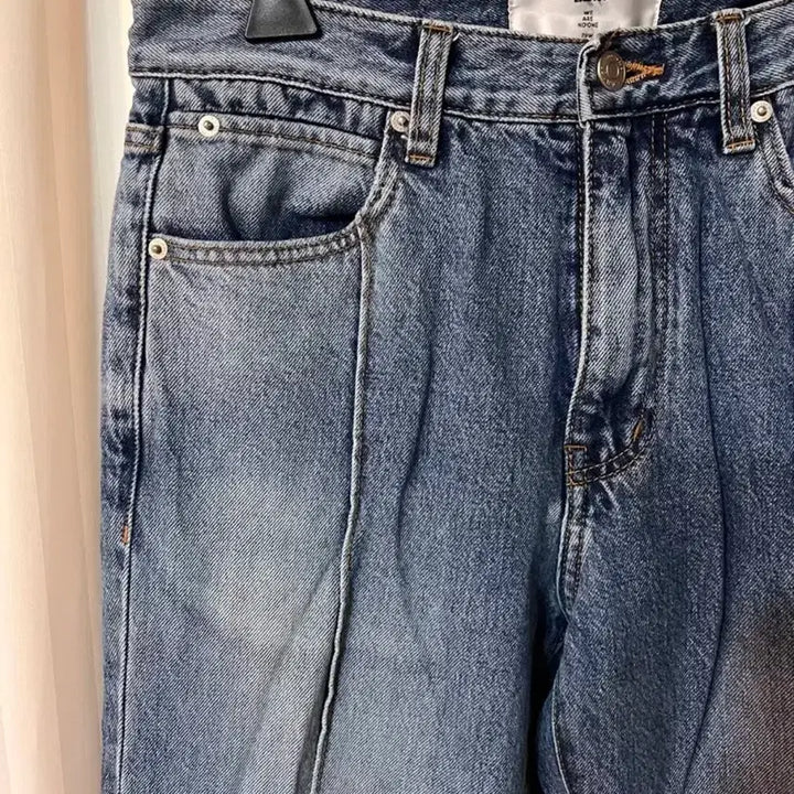 [BUNJANG] LAB101 28-inch Denim Jeans / LAB101 핀턱 데님 청바지 28 남녀공용 거의새것