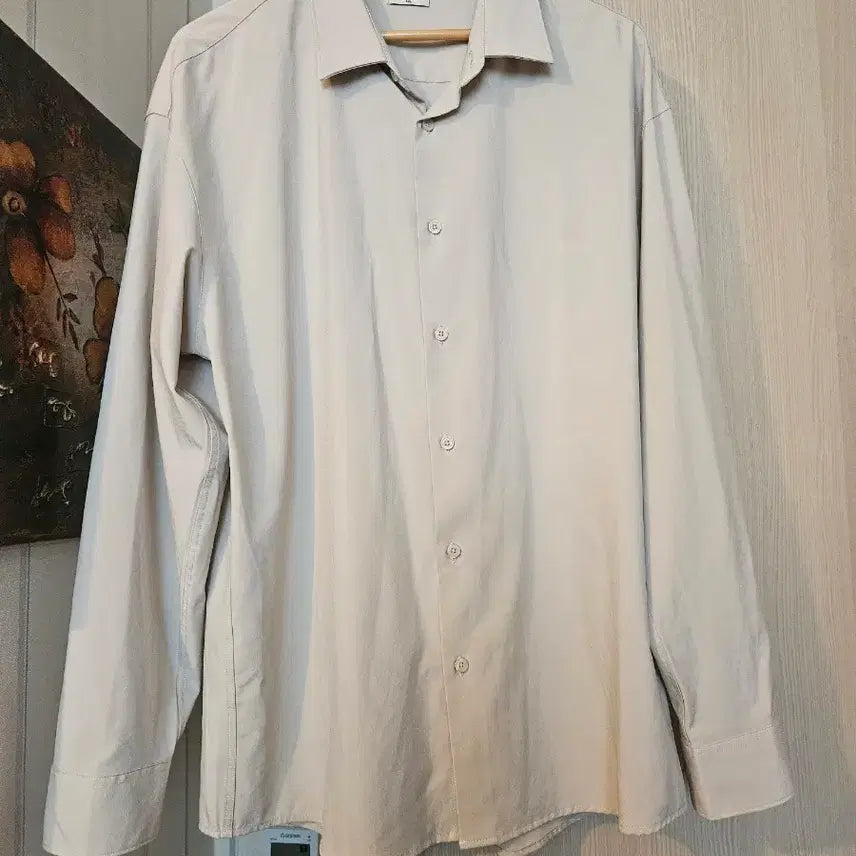 [BUNJANG] Polham Beige Shirt XXL / 폴햄 XXL(110)  베이지 셔츠