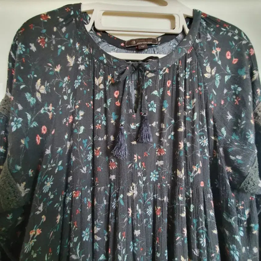 [BUNJANG] Thursday Island Floral Pattern Long Dress / 써스데이아일랜드 원피스