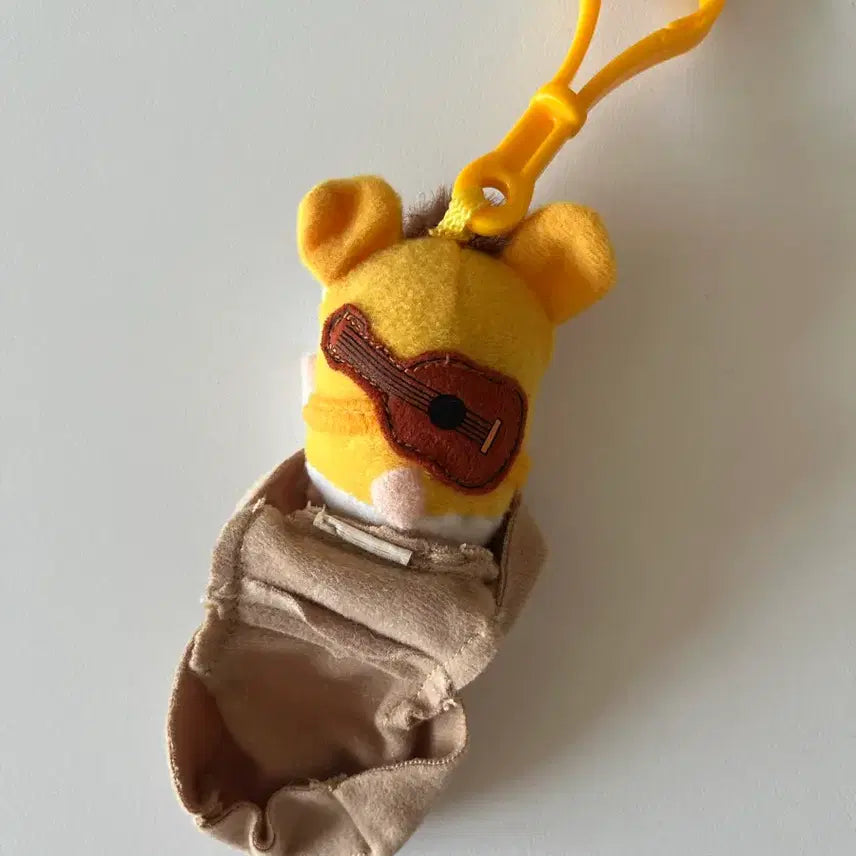 [BUNJANG] Banga Banga Hamtori Dding-ga-dding Keychain Doll / 고전 방가방가햄토리 딩가딩 키링인형