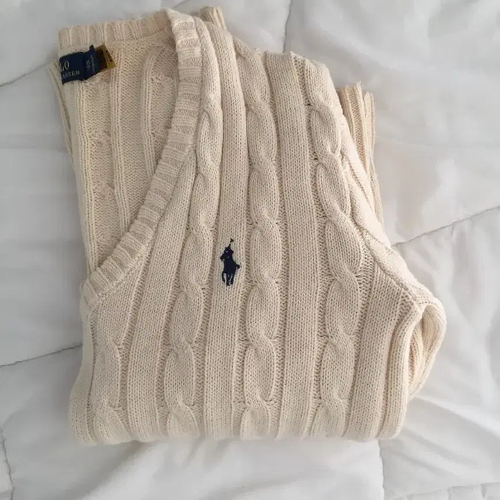 [BUNJANG] Polo V-neck Knit Sweater XS / 폴로 니트 xs