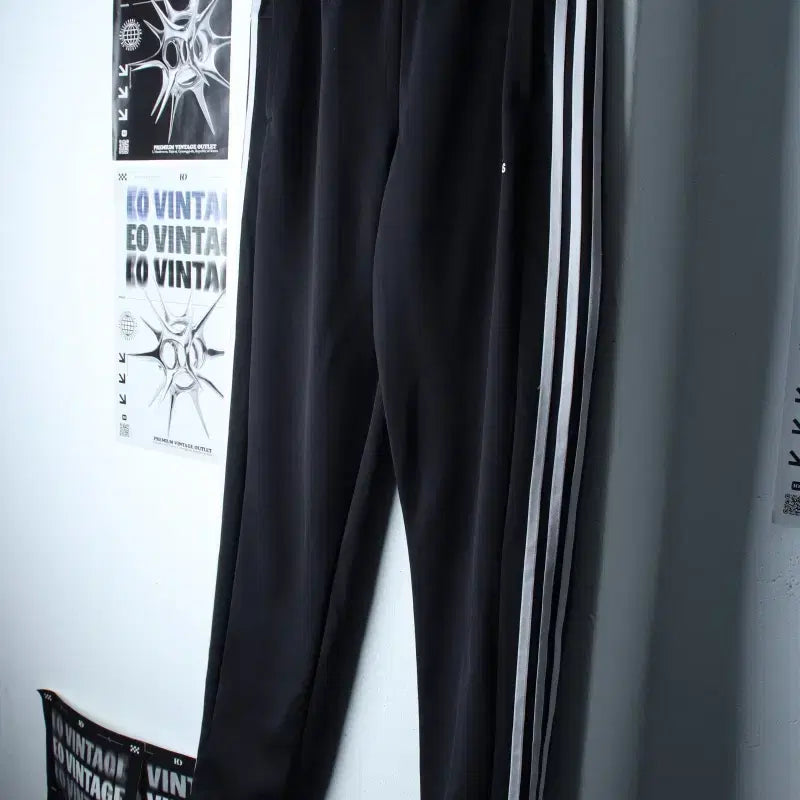 [BUNJANG] Adidas Training Pants Black Old School (L-XL) / (L-XL) 아디다스 트레이닝복 바지 블랙 삼선 올드스쿨-2553