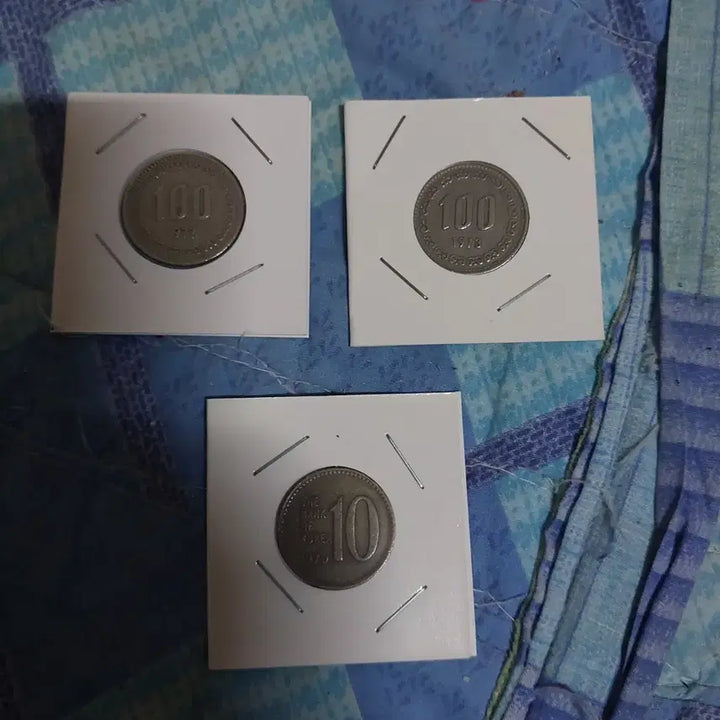 [BUNJANG] Korean Coins 10 Won 100 Won (1973, 1977) / 1970년대 한국 주화 10원 100원1977 1973년