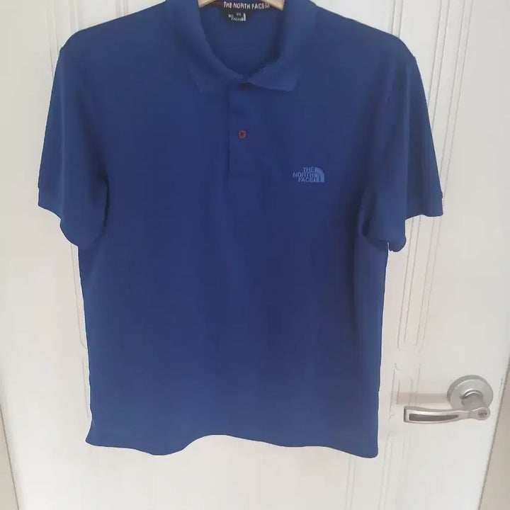 [BUNJANG] The North Face Blue Polo T-shirt / 노스페이스 블루 반팔 폴로티셔츠  95