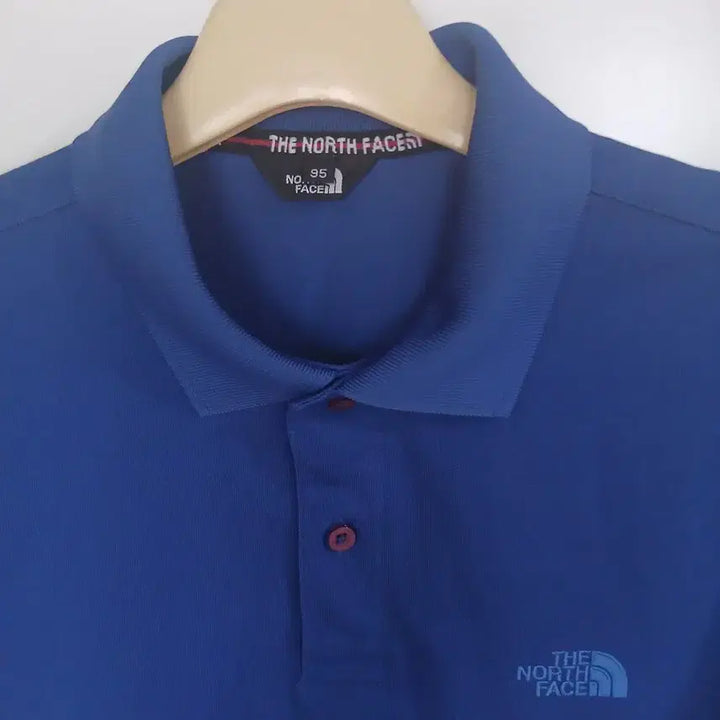 [BUNJANG] The North Face Blue Polo T-shirt / 노스페이스 블루 반팔 폴로티셔츠  95