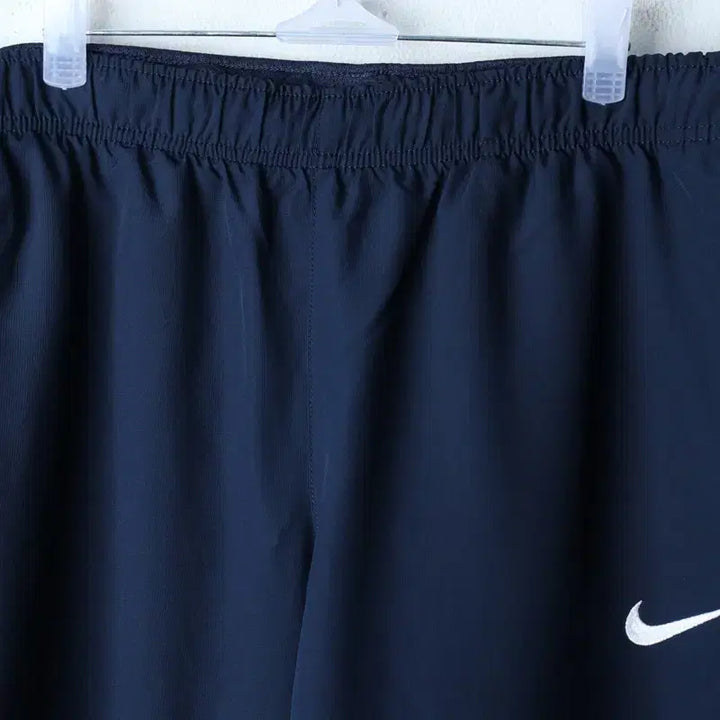 [BUNJANG] Nike Training Pants Navy Wide Leg - 2555 / (L-XL) 나이키 트레이닝복 바지 기능성 네이비 폴리 와이드-2555