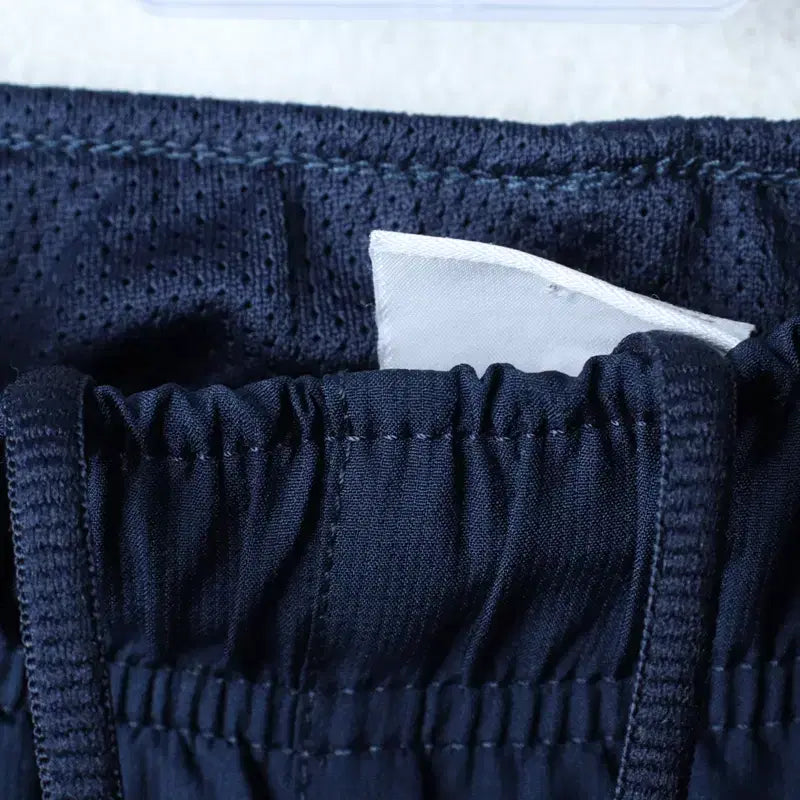 [BUNJANG] Nike Training Pants Navy Wide Leg - 2555 / (L-XL) 나이키 트레이닝복 바지 기능성 네이비 폴리 와이드-2555