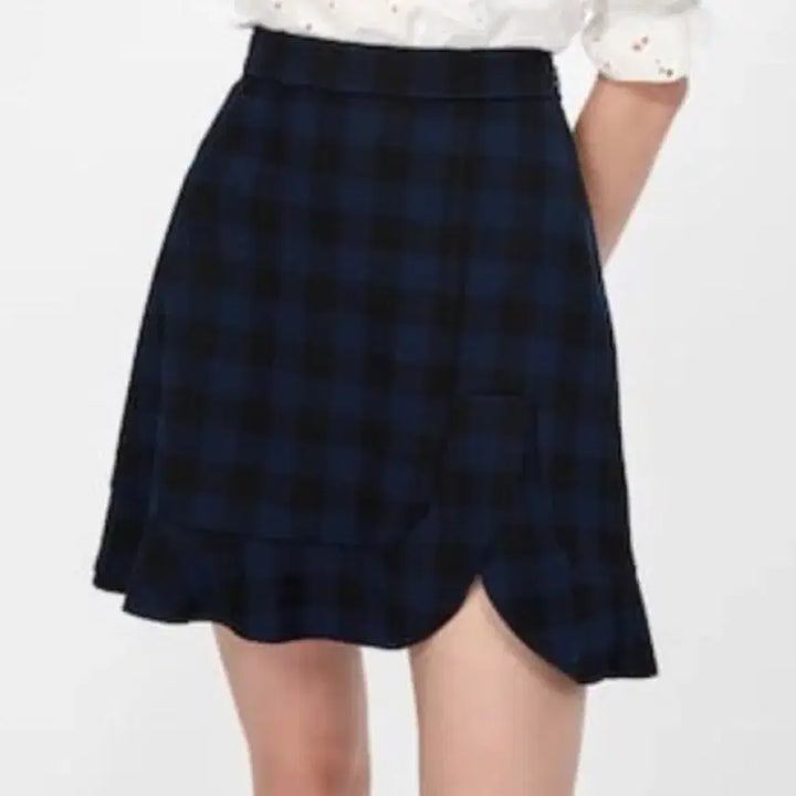 [BUNJANG] ZARA Checkered Flare Mini Skirt / 자라 체크 플레어 미니 스커트