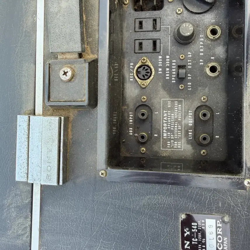[BUNJANG] Sony TC-540 Reel-to-Reel Tape Recorder / 60년대 소니 TC-540 릴투릴 테이프 레코더