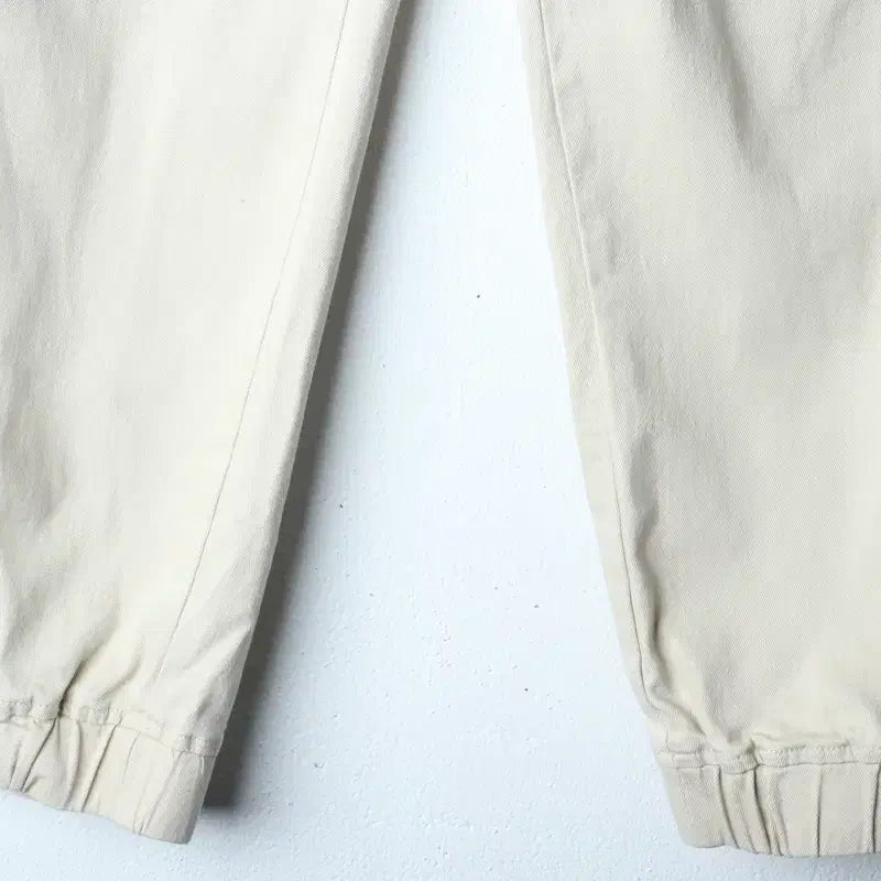 [BUNJANG] Who.A.U Training Pants Beige Jogger / (L-XL) 후아유 트레이닝복 바지 밴딩 베이지 조거-2557