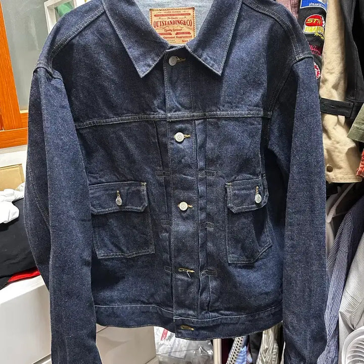 [SOLD OUT] 아웃스탠딩 셀비지 데님 자켓 M 사이즈