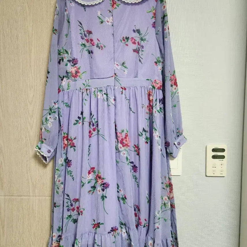 [BUNJANG] Strawberry Jam Project Purple Scent Dress / 딸기쨈프로젝트 보랏빛향기 요루쉬폰 원피스