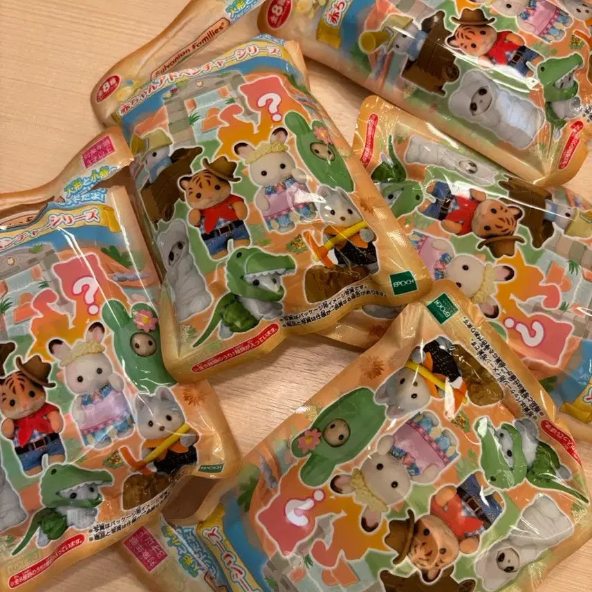 [SOLD OUT] (현물) 실바니안 블라인드백 아기 어드벤쳐 시리즈 라떼고양이 광산수레