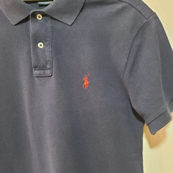 [BUNJANG] Polo Ralph Lauren Navy Short-Sleeve Polo Shirt / 폴로 랄프로렌 네이비 반팔 카라티
