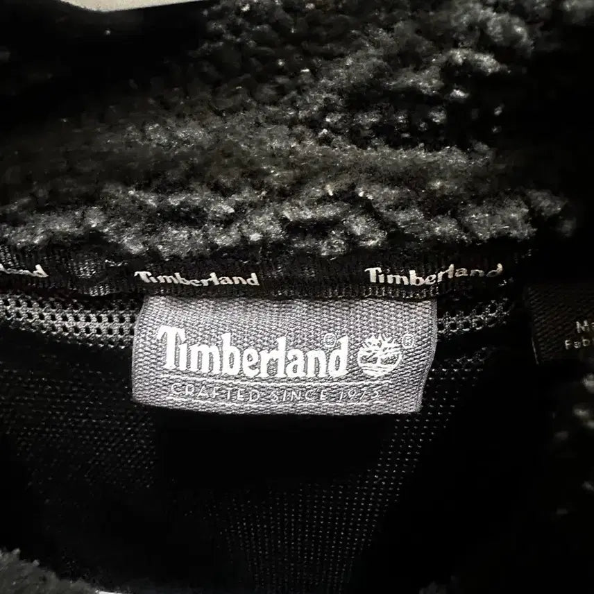 [BUNJANG] Timberland Fleece Jacket / 팀버랜드 블랙/카키 양털 플리스 자켓