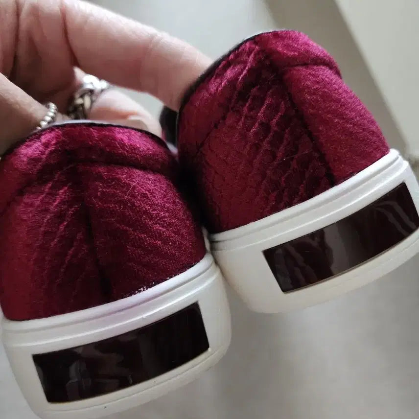 [BUNJANG] ALDO Burgundy Slip-on Sneakers / 알도 버건디 슬립온 스니커즈 250 새상품