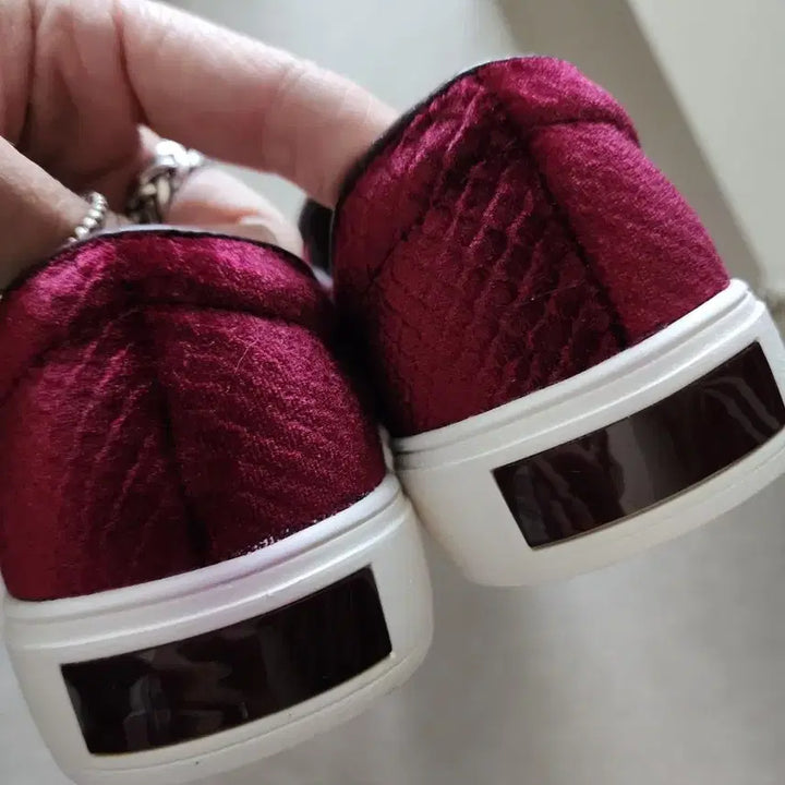 [BUNJANG] ALDO Burgundy Slip-on Sneakers / 알도 버건디 슬립온 스니커즈 250 새상품