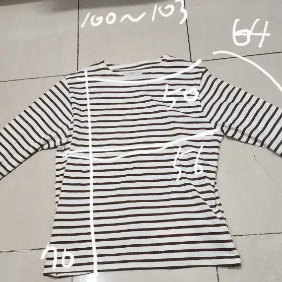 [BUNJANG] POTTERY Boat Neck Long Sleeve T-Shirt / 새상품 포터리 티셔츠 100~/ 발리 크로스백 등
