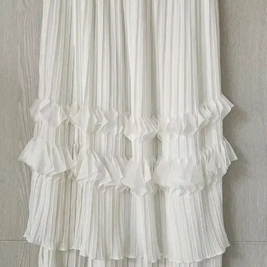 [BUNJANG] White Long Skirt / 국산 화이트 롱 스커트 새상품