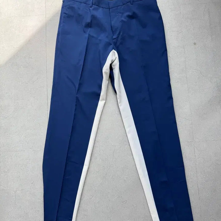 [BUNJANG] Prada Navy White Line Slacks / 프라다 네이비 화이트 라인 바지 슬랙스 런웨이착장 48사이즈