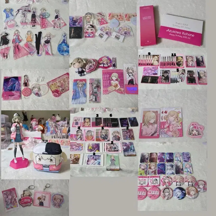 [BUNJANG] Project Sekai Azusawa Kohane Goods Bundle Set / 일괄 판매 | 프세카 아즈사와 코하네 굿즈 판매합니다!!