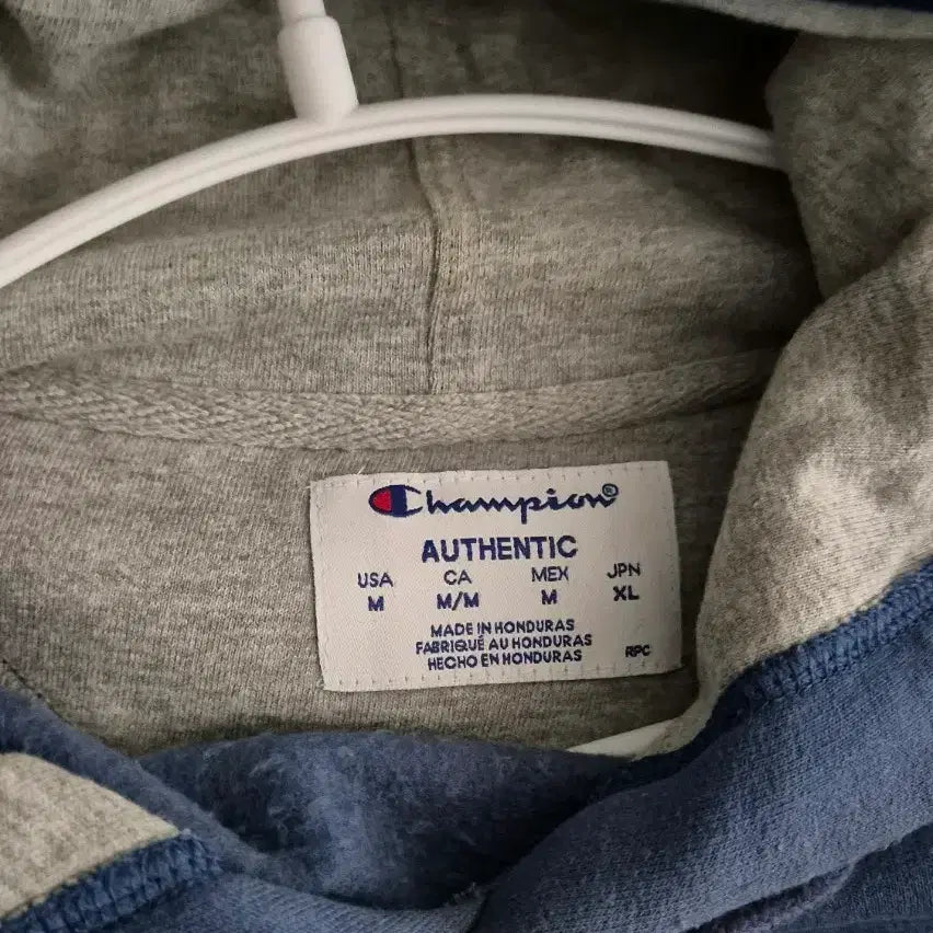 [BUNJANG] Champion Hoodie &amp; Zip-Up Set - Blue, Washed Blue, Grey, Black / 챔피온 후드티 블루S 워시드블루M 그레이 블랙 후드집업