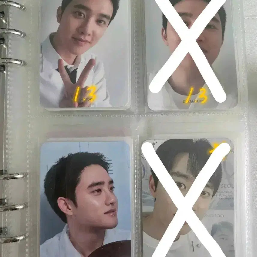 [BUNJANG] EXO D.O. (Do Kyungsoo) Dermatory Signed POB Photocard / Exo 엑소 도경수 디오 더마토리 시그 미공포 포카